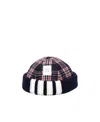 Thom Browne 4-bar Stripe Docker Hat In Black