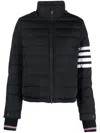 Thom Browne 4-bar Stripe Funnel-neck Ski Jacket In Blau