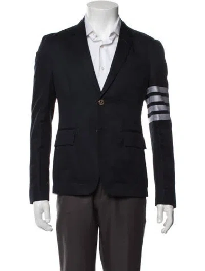 Pre-owned Thom Browne 4 Bar Stripe Jacket In Blue