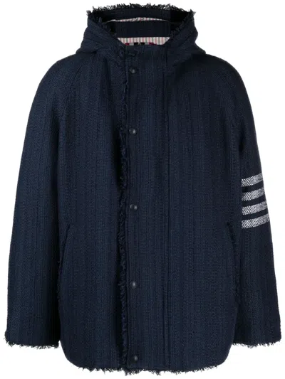 Thom Browne 4-bar Stripe Jacket In Blue