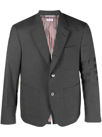 Thom Browne 4-bar Stripe Jacket In Grey