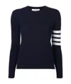 Thom Browne 4-bar Stripe Jumper In Black