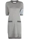 Thom Browne 4-bar Stripe Knitted Minidress