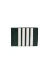 Thom Browne 4-bar Stripe Leather Wallet In Black