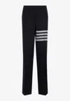Thom Browne 4-bar Stripe Pant In Navy