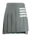 Thom Browne 4-bar Pleated Miniskirt In Multicolor