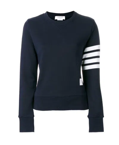 THOM BROWNE THOM BROWNE 4-BAR STRIPE CREWNECK SWEATSHIRT