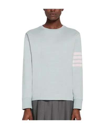 Thom Browne 4-bar Stripe Rugby T-shirt In White