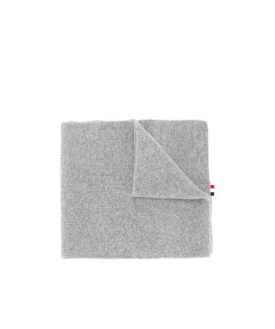 THOM BROWNE THOM BROWNE STRIPED KNIT SCARF