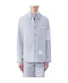Thom Browne 4-bar Stripe Blazer In Gray