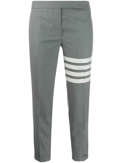 THOM BROWNE 4-BAR STRIPE SKINNY TROUSERS