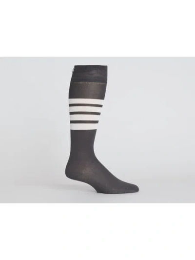 Thom Browne 4-bar Stripe Socks In Black