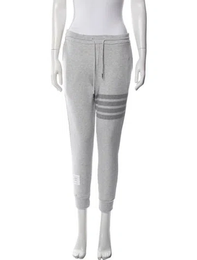 Pre-owned Thom Browne 4 Bar Stripe Straight Leg Pants In Grey