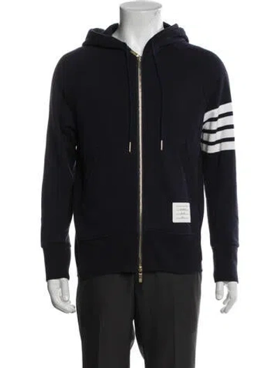 Pre-owned Thom Browne 4 Bar Stripe Striped Jacket In Blue