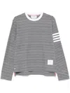 Shop Thom Browne 4-bar Stripe T-shirt - Men's - Cotton
