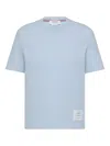 Thom Browne 4-bar Stripe T-shirt In Blue