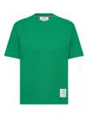 Thom Browne 4-bar Stripe T-shirt In Green