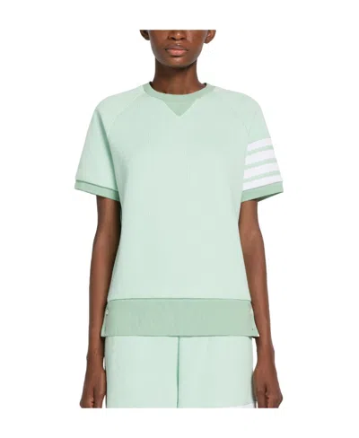 Thom Browne 4-bar Stripe T-shirt In White