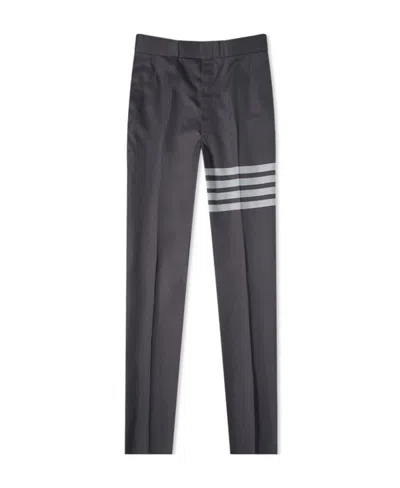Thom Browne 4-bar Stripe Tailored Trousers In Black