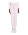 Thom Browne 4-bar Stripe Tapered Joggers In Pink