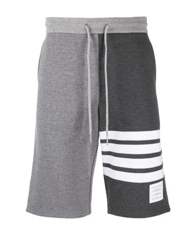 THOM BROWNE THOM BROWNE STRIPED DRAWSTRING SHORTS