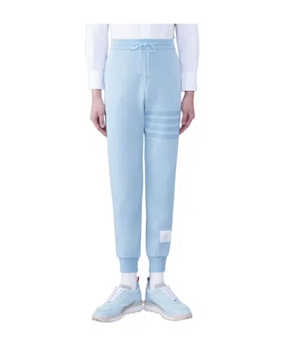 Thom Browne 4-bar Stripe Track Pants In Blue