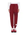 Thom Browne 4-bar Stripe Track Pants In Red