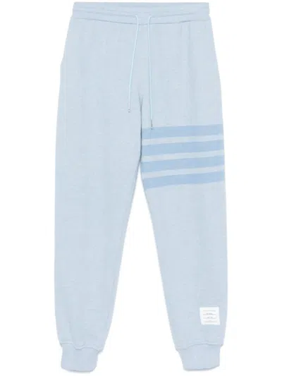 Thom Browne 4-bar Stripe Trousers In Blue