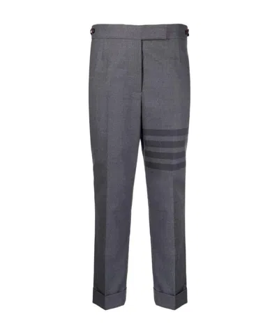 Thom Browne 4-bar Stripe Trousers In Black