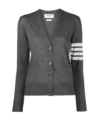 THOM BROWNE THOM BROWNE 4 BAR V-NECK CARDIGAN