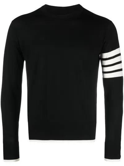 THOM BROWNE 4-BAR STRIPE VIRGIN WOOL JUMPER