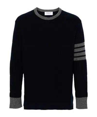 THOM BROWNE THOM BROWNE	4-BAR STRIPED CREWNECK JUMPER