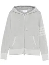 Thom Browne 4-bar Stripe Zip-up Hoodie