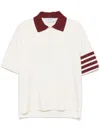 Thom Browne Rugby Fit 4-bar Milano Stitch Short Sleeve Polo Sweater