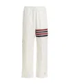 Thom Browne 4-bar Striped Track Pants In White