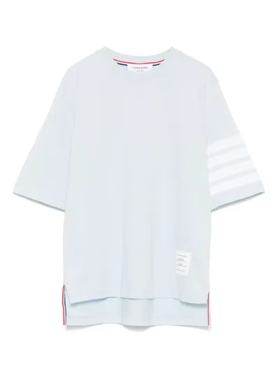 Thom Browne 4 Bar Stripes Jersey T-shirt In 蓝色