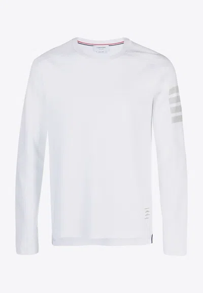 THOM BROWNE 4-BAR STRIPES LONG-SLEEVED T-SHIRT