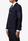 Thom Browne 4-bar Stripes Single-breasted Jacket In Black