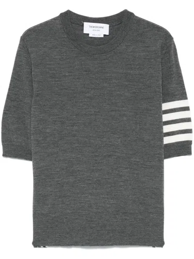THOM BROWNE THOM BROWNE 4 BAR STRIPES STRIPED T-SHIRT