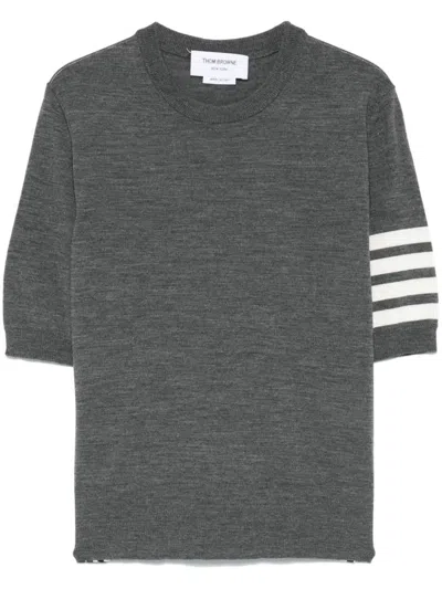 THOM BROWNE THOM BROWNE 4 BAR STRIPES STRIPED T-SHIRT