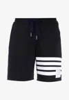 Thom Browne 4-bar Shorts In Navy