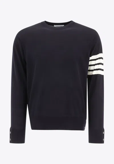 THOM BROWNE 4-BAR STRIPES WOOL SWEATER