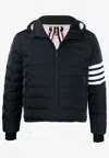 Thom Browne 4-bar Stripe Padded Jacket In Blue