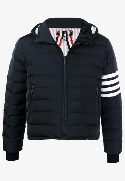 THOM BROWNE 4-BAR STRIPES ZIP-UP DOWN JACKET