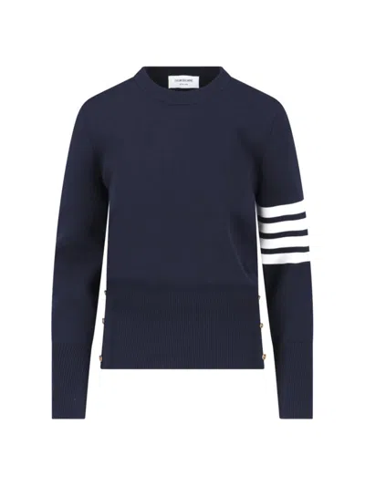 Thom Browne 4-bar" Sweater - Blue In Multi