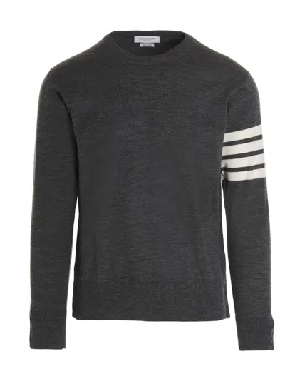 Thom Browne 4 Bar Sweater In Black