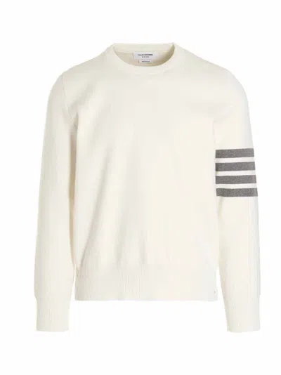 Thom Browne 4 Bar' Sweater In White