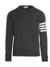 Thom Browne Men's Wool 4-bar Pullover Sweater