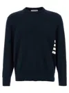 Thom Browne 4 Bar Sweaters And Cardigans In Blue