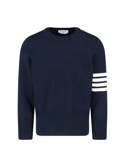 THOM BROWNE 4-BAR" SWEATER BLUE